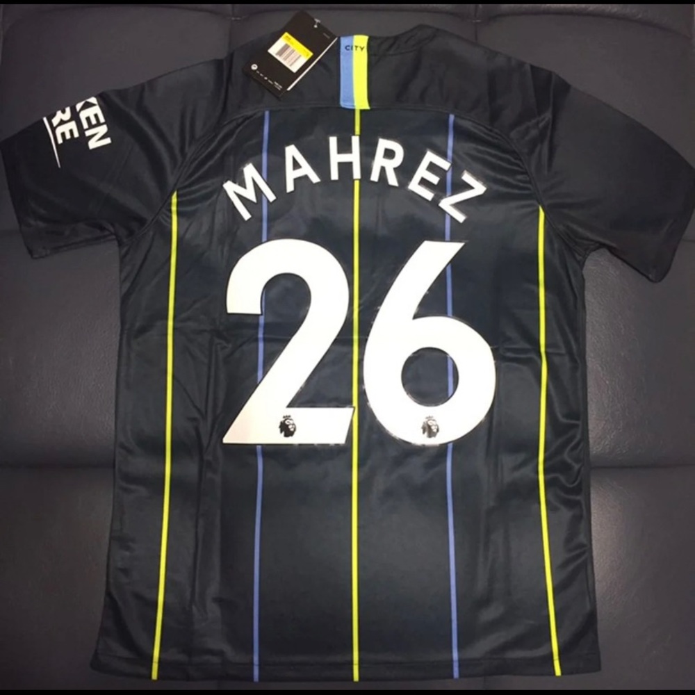 2019 ManCity - Mahrez - Away Jersey - Small
